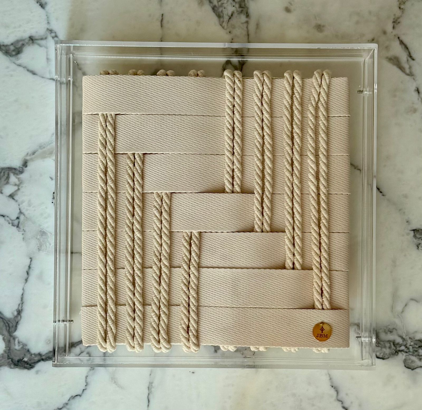 Acrylic Woven Frame — 30x30cm