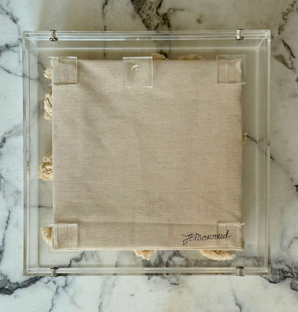 Acrylic Woven Frame — Knotted Rope