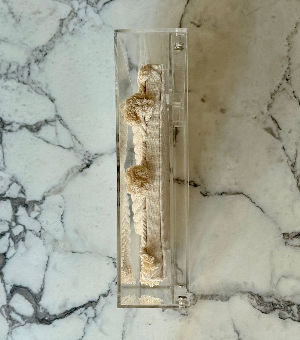 Acrylic Woven Frame — Knotted Rope
