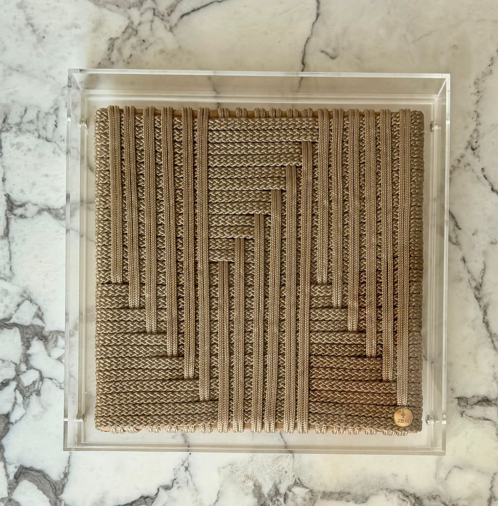 Acrylic Woven Frame — 30x30cm
