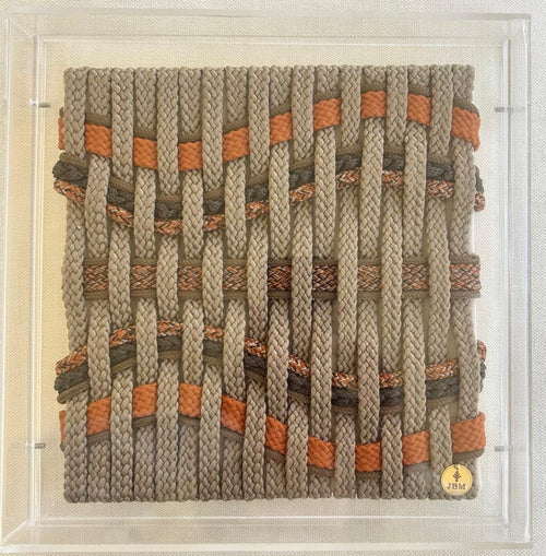 Acrylic Woven Frame — Terracotta
