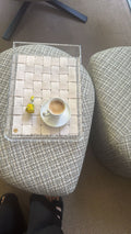 Acrylic Tray with Removable Handwoven Polyester Insert – 250×350×80 mm – Clear 5 mm Acrylic