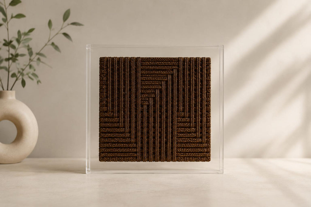Acrylic Woven Frame — 30x30cm